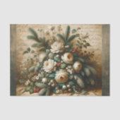 エレガントアンティークスクリプトWinterフローラの切り離し 薄葉紙 (正面)