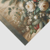 エレガントアンティークスクリプトWinterフローラの切り離し 薄葉紙 (詳細)