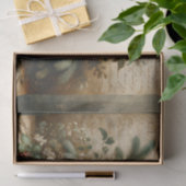 エレガントアンティークスクリプトWinterフローラの切り離し 薄葉紙 (ギフト)