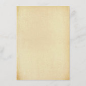 エレガントアンティークスワ結婚ールのメニュー メニュー (裏面)