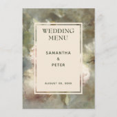 エレガントアンティークバラソフトピンク水カラーフローラ メニュー (正面)