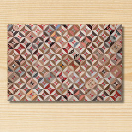 エレガントアンティークパッチワークキルトパターン ドアマット