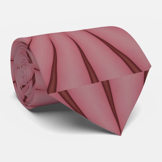 エレガントアンティークピンク万華鏡のように千変万化するパターンデザイン ネクタイ (ロール)