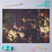 エレガントアンティークフローラ切り離しティッシュペーパー 薄葉紙 (クラフト)