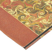 エレガントアンティークブック、旋回パタ華美ーン ショートテーブルランナー (コーナー)