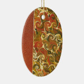 エレガントアンティークブック、旋回パタ華美ーン セラミックオーナメント (右)