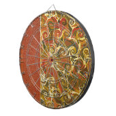 エレガントアンティークブック、旋回パタ華美ーン ダーツボード (正面右)