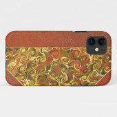 エレガントアンティークブック、旋回パタ華美ーン Case-Mate iPhoneケース (裏面(横))