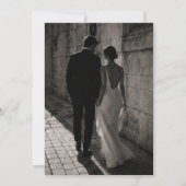 エレガントアンパサンド結婚式招待状テンプレート 招待状 (裏面)