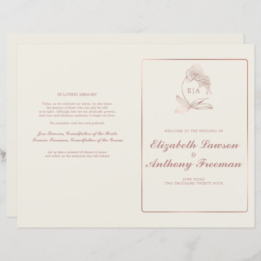 エレガントアースーンフローラ結婚の式 (正面/裏面)