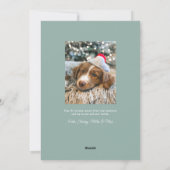 エレガントアーチクリスマスカード シーズンカード (裏面)