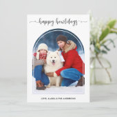 エレガントアーチドッグカスタムクスモダンペット写真 シーズンカード (スタンド正面)