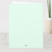 エレガントアーチ写真パステルモダンメリークリスマス カード (裏面)