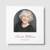 エレガントアーチ愛の思い出の葬儀の記念写真 ゲストブック (正面)