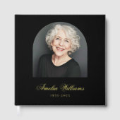 エレガントアーチ愛の思い出の葬儀の記念写真 ゲストブック (正面)