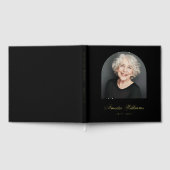 エレガントアーチ愛の思い出の葬儀の記念写真 ゲストブック (全面)