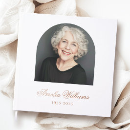 エレガントアーチ愛の思い出の葬儀の記念写真 ゲストブック