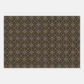 エレガントアートデコのタイル模様 ラッピングペーパーシート (正面3)