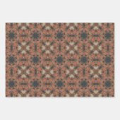 エレガントアールデコアーストーンヴィンテージパターンセット1 ラッピングペーパーシート (正面2)