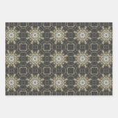エレガントアールデコアーストーンヴィンテージパターンセット2 ラッピングペーパーシート (正面3)