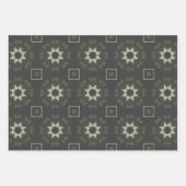 エレガントアールデコアーストーンヴィンテージパターンセット2 ラッピングペーパーシート (正面2)