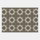 エレガントアールデコアーストーンヴィンテージパターンセット5 ラッピングペーパーシート (正面3)