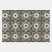 エレガントアールデコアーストーンヴィンテージパターンセット7 ラッピングペーパーシート (正面)