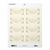 エレガントアールデコスタイルファミリ ラベル (フルシート)