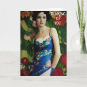 エレガントアールデコスタイル大花芸術 カード (正面)