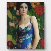 エレガントアールデコスタイル大花芸術 フォトプラーク (正面)