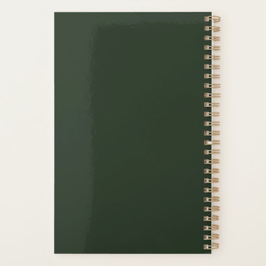 エレガントアールデコスタイル大花芸術 プランナー手帳 (裏面)