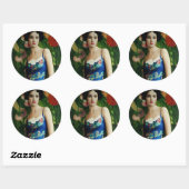 エレガントアールデコスタイル大花芸術 ラウンドシール (シート)