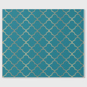 エレガントアールデコパターン。 ラッピングペーパー (フラット)