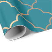 エレガントアールデコパターン。 ラッピングペーパー (ロールコーナー)