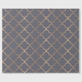 エレガントアールデコパターン。 ラッピングペーパー (フラット)