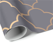 エレガントアールデコパターン。 ラッピングペーパー (ロールコーナー)