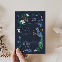 エレガントアールデコ結婚式招待状 招待状