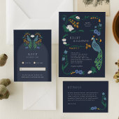 エレガントアールデコ結婚式招待状 招待状