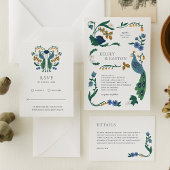 エレガントアールデコ結婚式招待状 招待状