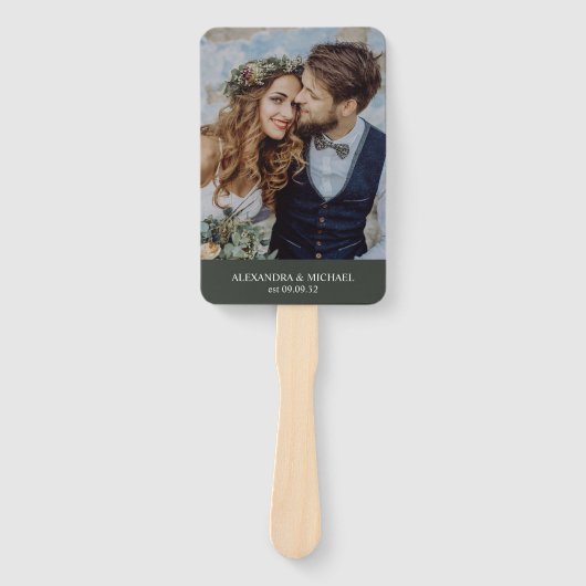 エレガントアールデコ金ゴールドグ結婚リーン ハンドファン (正面)