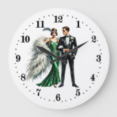 エレガントアールデコ ラージ壁時計 (正面)