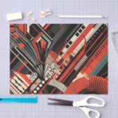 エレガントアールデコ 薄葉紙 (クラフト)