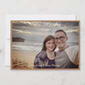 エレガントアールヌーボーフローラ婚約発表 案内状 (裏面)