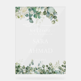 エレガントイスラム結婚教徒の入り口澄ん アクリルサイン