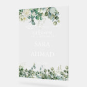 エレガントイスラム結婚教徒の入り口澄ん アクリルサイン (傾斜)