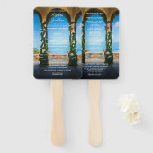 エレガントイタリアンアーチスレイクコ結婚モ ハンドファン (正面&裏面)