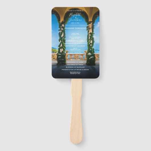 エレガントイタリアンアーチスレイクコ結婚モ ハンドファン (正面)