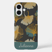 エレガントイチョウ離れ秋脚本パーソナライズされた Case-Mate iPhoneケース (裏面)