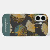 エレガントイチョウ離れ秋脚本パーソナライズされた Case-Mate iPhoneケース (裏面 (横))