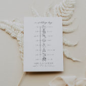 エレガントイベントのタイムラ結婚インアイコンの順序 招待状